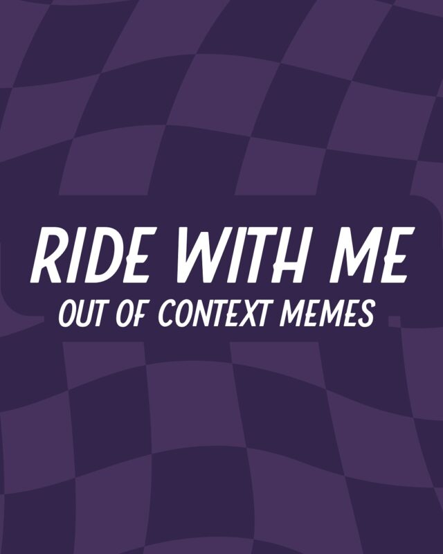 the most unserious post but if you plan to read Ride with Me, this is the energy you’re in for. I’m sorry and you’re welcome 🙂‍↕️

just 10 days to go! 💜

RIDE WITH ME releases May 20 in the US and May 22 in the UK! pre-order from East City Bookshop or West End Lane Books for signed books (and goodies with every order!)

💍 Accidentally married in Vegas
🏎 Marriage of convenience
💍 F1 driver x bakery owner
🏎 Interracial couple (Black American FMC & White British MMC)
💍 Independent FMC x obsessed MMC
🏎 Dual POV & open door spice
💍 “My wife”